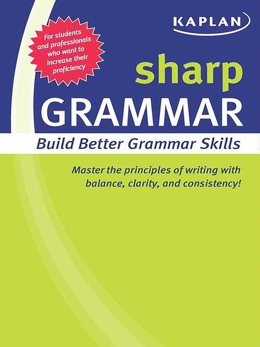 Title details for Sharp Grammar by Kaplan - Wait list